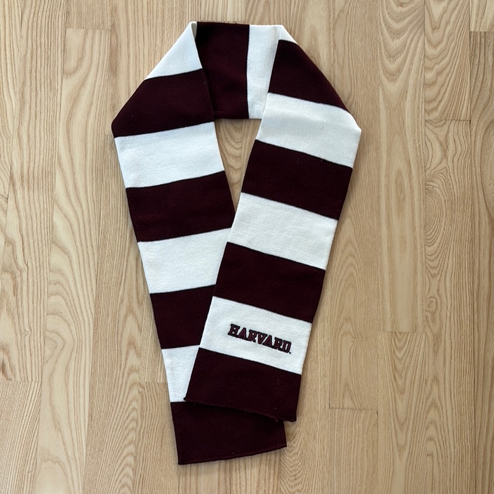 Harvard University Scarf - Maroon and White
